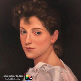 فها آرت | اثر فهیمه حکیمی | پرتره رنگ و روغن نگاه