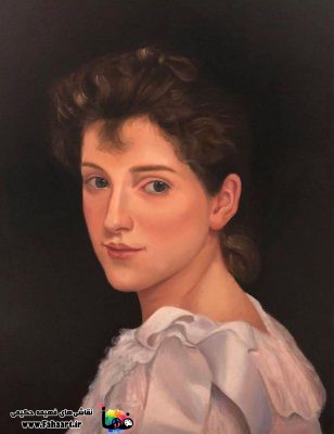 فها آرت | اثر فهیمه حکیمی | پرتره رنگ و روغن نگاه