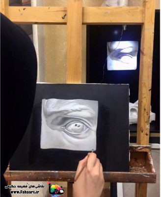 فها آرت | اثر فهیمه حکیمی | نقاشی رنگ و روغن بر روی کست فرجام