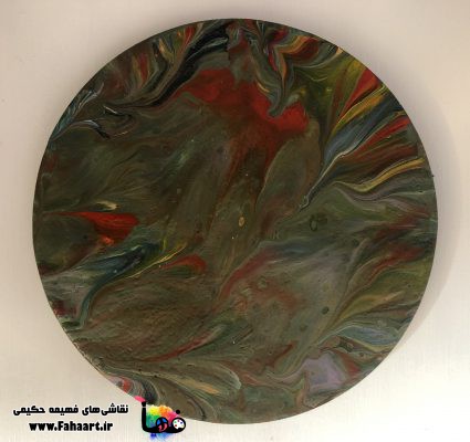 نقاشی با تکنیک آبستره