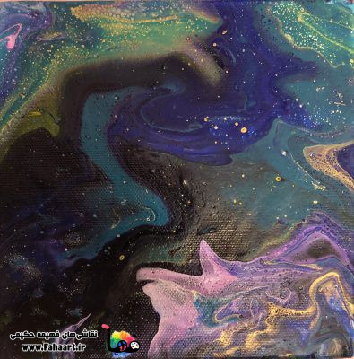 نقاشی با تکنیک آبستره