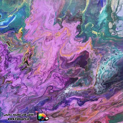 نقاشی با تکنیک آبستره