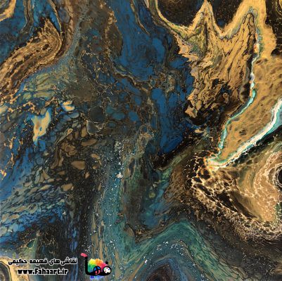 نقاشی با تکنیک آبستره